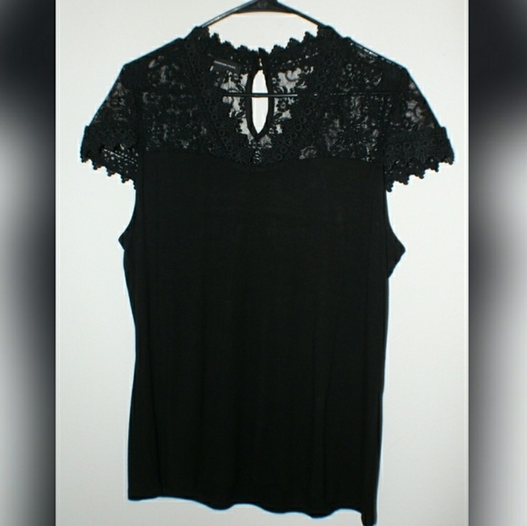 Sexy black lace blouse - Picture 2 of 3